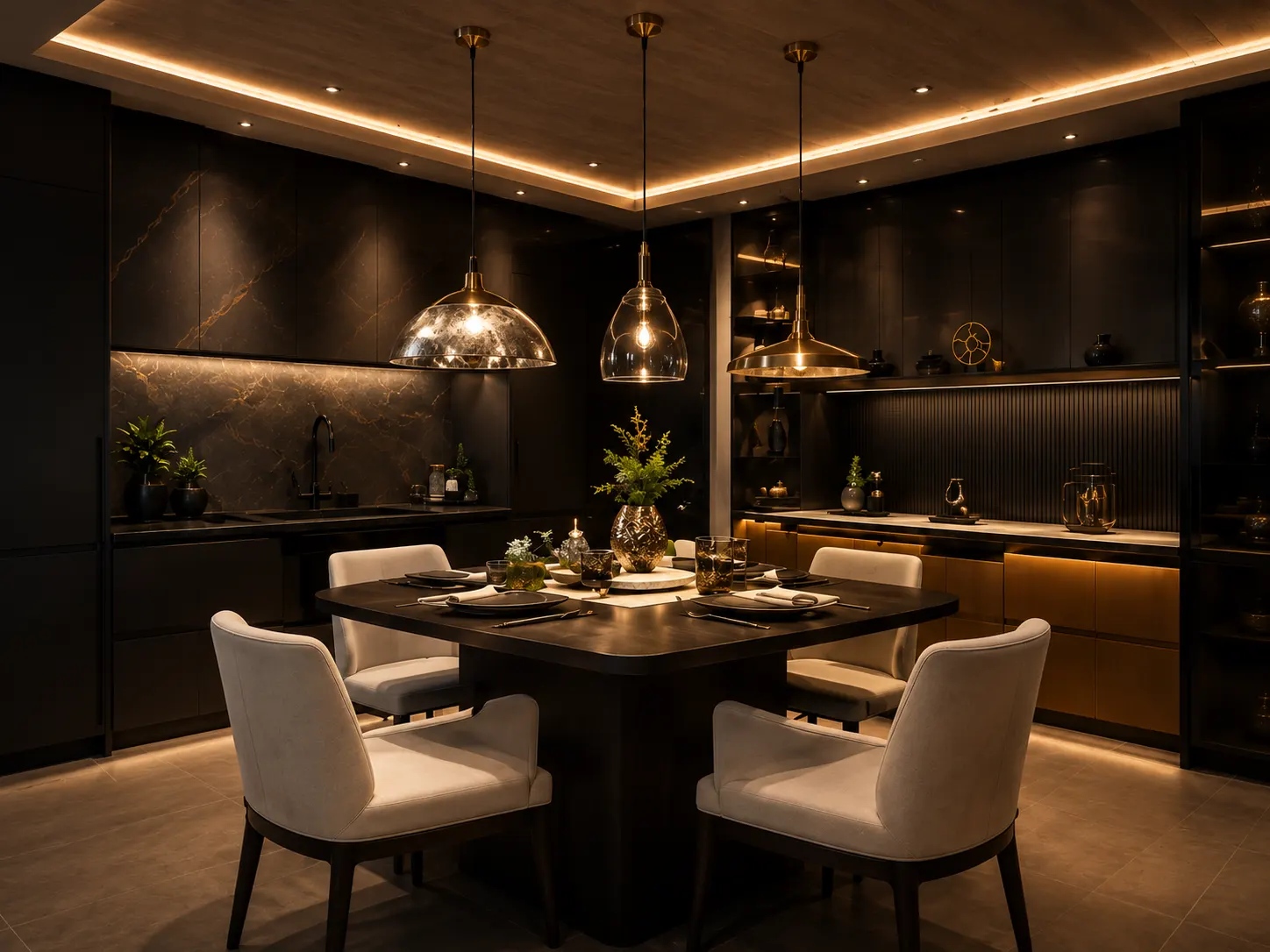 YL Interiors dining space project